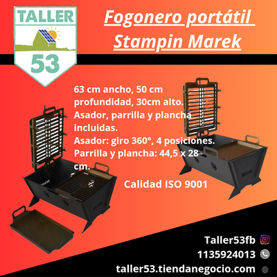 Parrilla portátil Marek