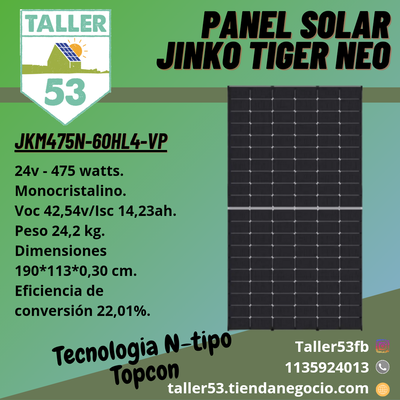 Panel solar Jinko 475w