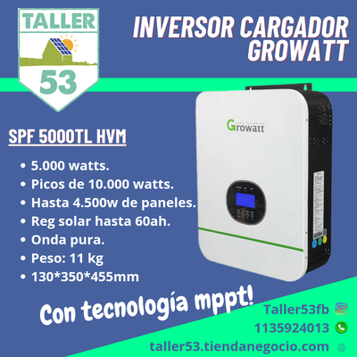 Inversor cargador Growatt