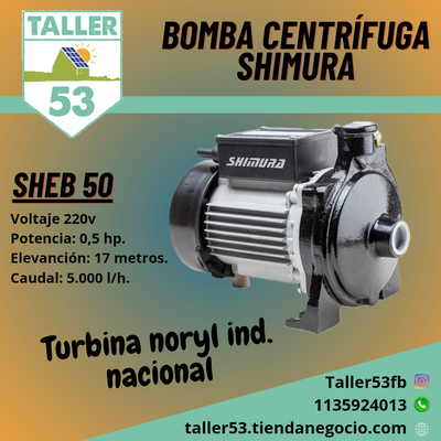Bomba centrifuga Shimura