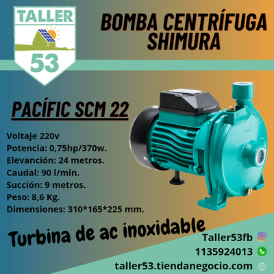 Bomba centrifuga Shimura