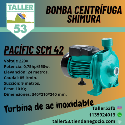 Bomba centrifuga Shimura