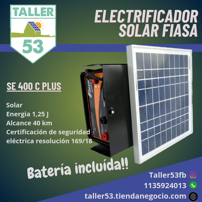 Electrificador solar Fiasa