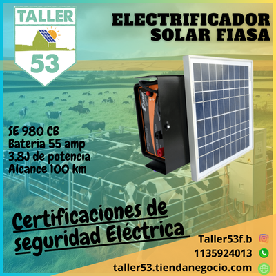 Electrificador solar Fiasa