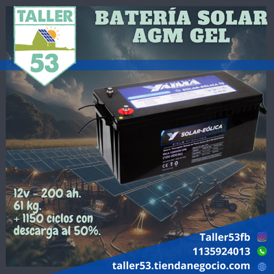 Batería AGM Yaima