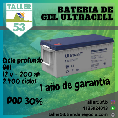 Batería Gel Ultracell