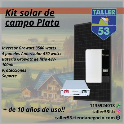 Kit solar Off Grid Plata