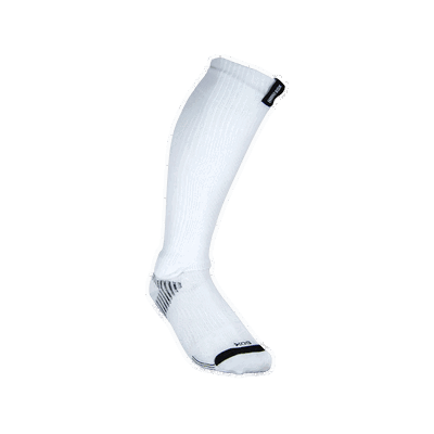 Medias SOX con porta canilleras - Blanca.