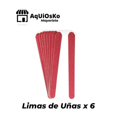 Limas de Uñas x 6