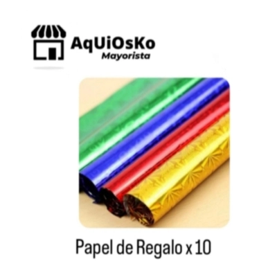 Papel de Regalo x 10
