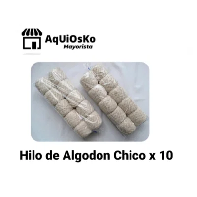 Hilo de Algodón Chico x 10