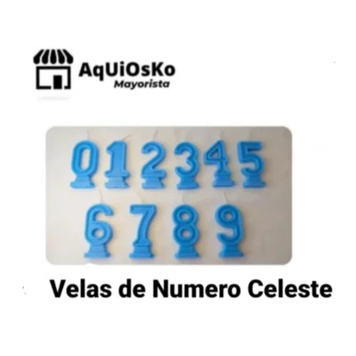 Velas de Numero