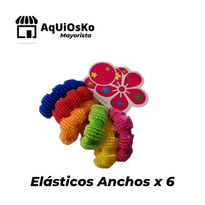 Elásticos Anchos x 6