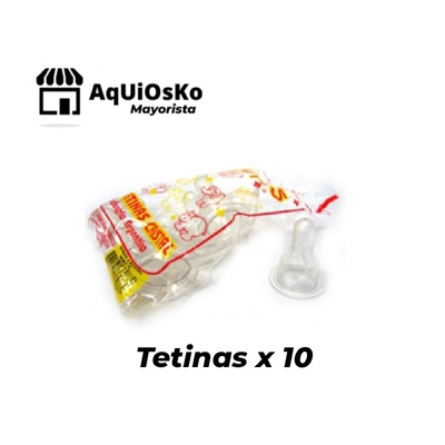 Tetinas x 10