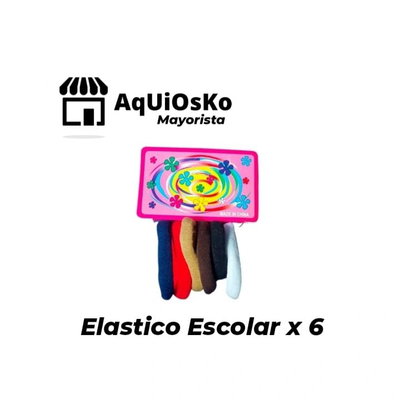 Elásticos Escolares x 6