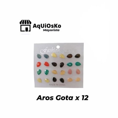 Aros Gota x 12