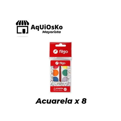 Acuarela x 8
