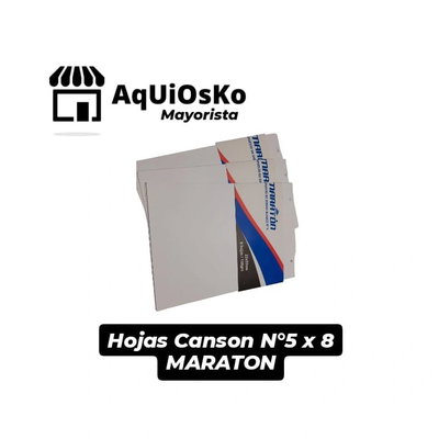 Hojas Canson N5 x 8 MARATON