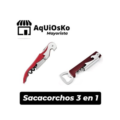 Sacacorchos 3 en 1