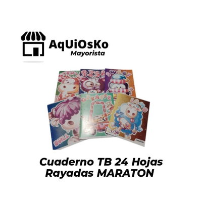 Cuaderno TB 24 Hojas MARATON