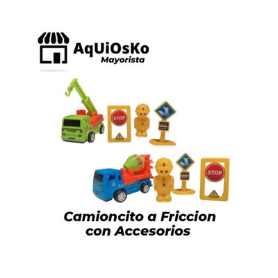 Camioncito a Fricción con Accesorios