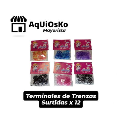 Terminal de Trenzas Surtidas x 12