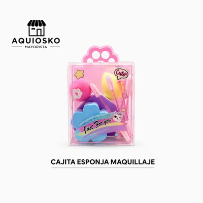Cajita Esponjas Maquillaje