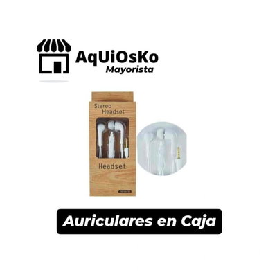 Auriculares en Caja