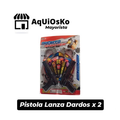Pistola Lanza Dardos x 2