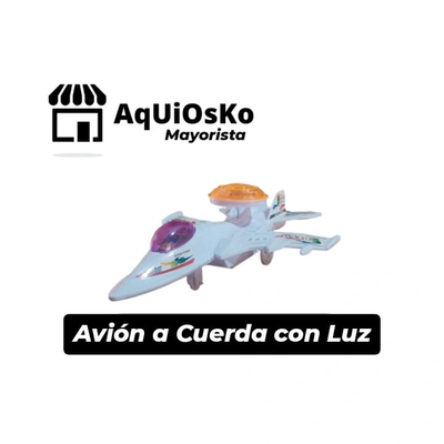 Avion a Cuerda con Luz
