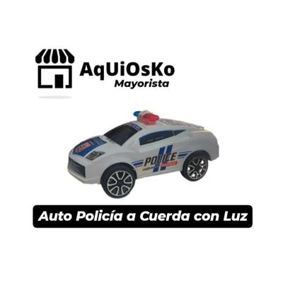 Auto Policia a Cuerda con Luz