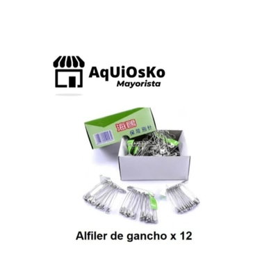 Alfiler de Gancho x 12