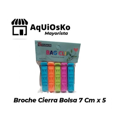 Broche Cierra Bolsa 7 Cm x 5