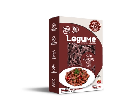 LEGUME Fusilli Porotos Rojos