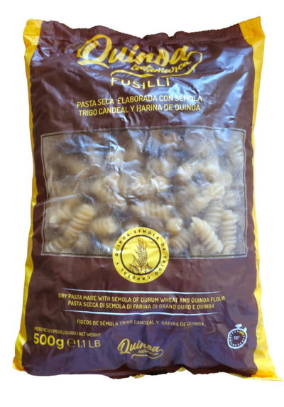 Pasta Seca Artesanal Fusilli x 500g - Quinoa Catamarca