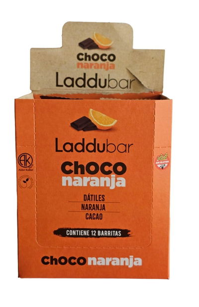 LADDUBAR Naranja Choco X12