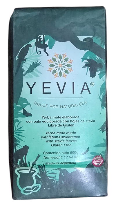 Yevia Yerba Mate con Hojas de Stevia 500gs - Agroecologica