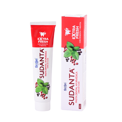 Pasta Ayurvedica Sudanta (200gs) Extra Fresh Pimienta y Mentol  