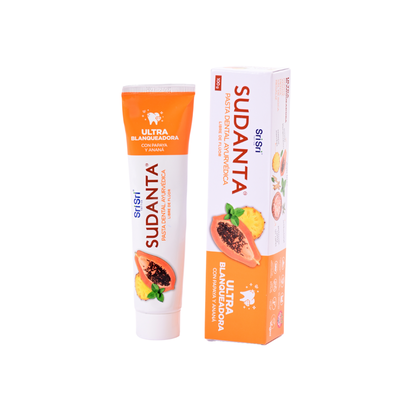 Pasta Ayurvedica Sudanta (200gs) Ultra Blanqueadora 