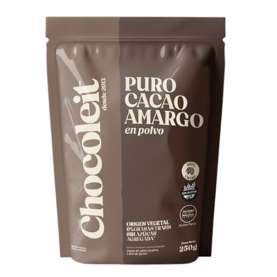 Chocoleit Cacao en Polvo Puro Ecuatoriano 