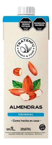 Leche de Almendras Tratenfu Original 1 Litro