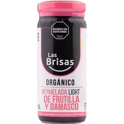 Mermelada orgánica de Frutilla y Damasco 240G s/az