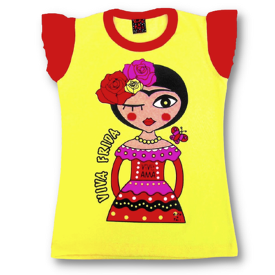 Remera Frida Amarilla