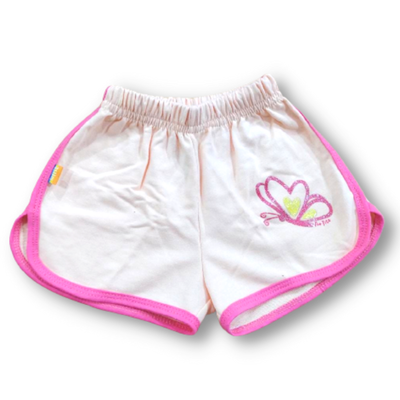 Short Deportivo Natural con Fucsia