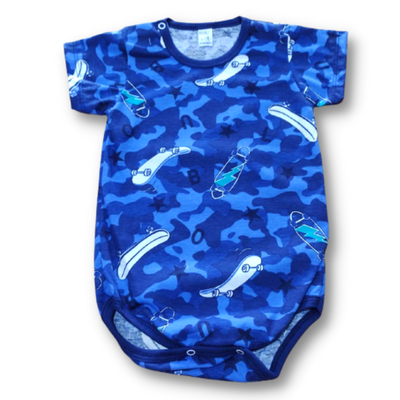 Body Azul Camuflado Patinetas