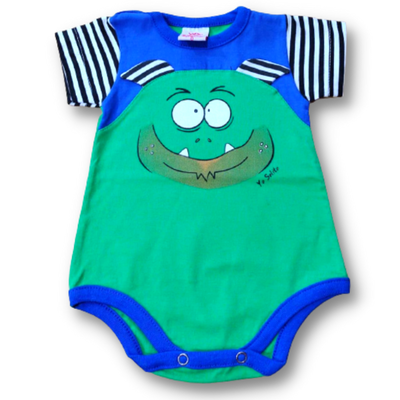 Body Monstruo Verde con Azul