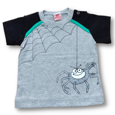 Remera Gris Araña