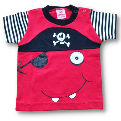 Remera Roja Pirata