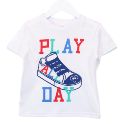 Remera Play Zapatilla Blanca