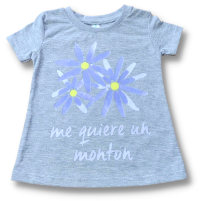 Remera Margaritas Gris